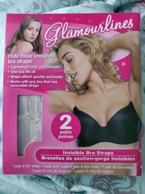 Invisible Bra Straps - Clear (2 Pairs)